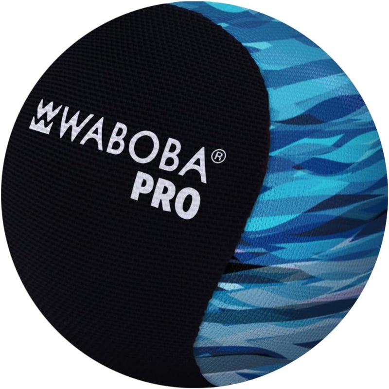Waboba كرة الماء القافزة الاحترافية مع قبضة إضافية - لعبة مثالية للشاطئ وألعاب الماء - تقفز على الماء - اخترعت في السويد - أمواج زرقاء - Image 1